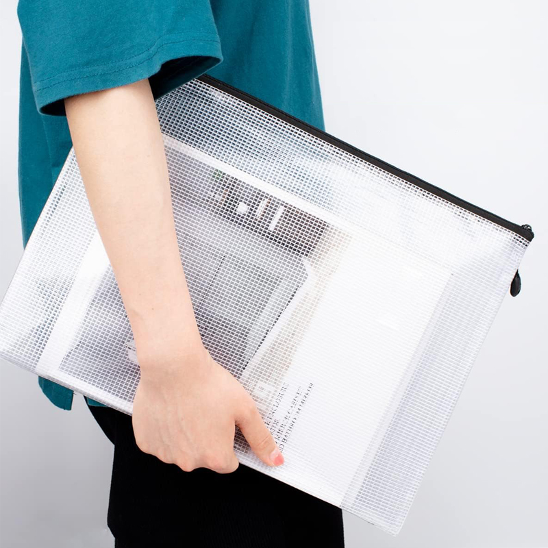 Mesh Zipper Storage Bag Docume - File Folder Hanging recension och pris
