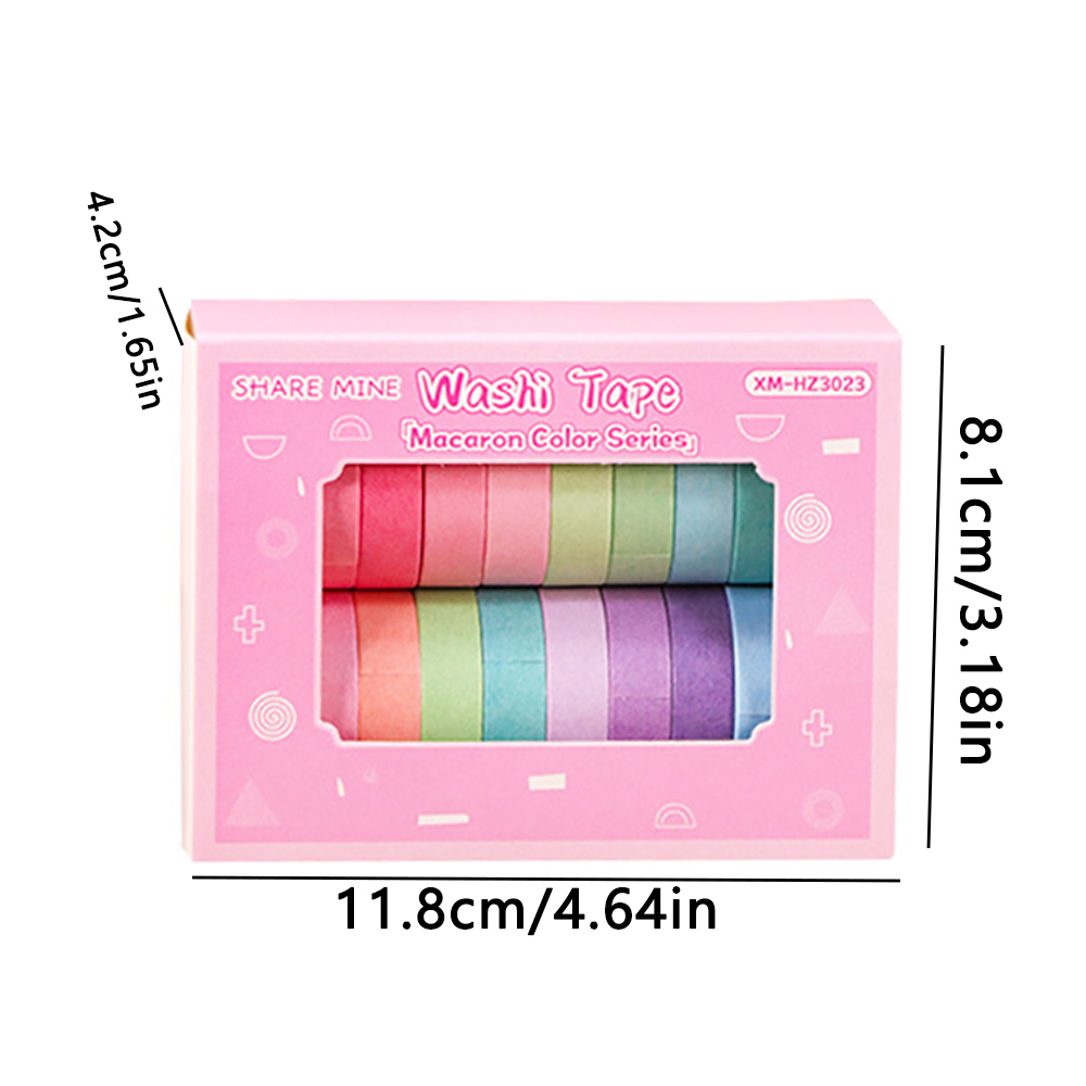20 Roll Washi Tape Set Diamond - Washi Tape Set recension och pris