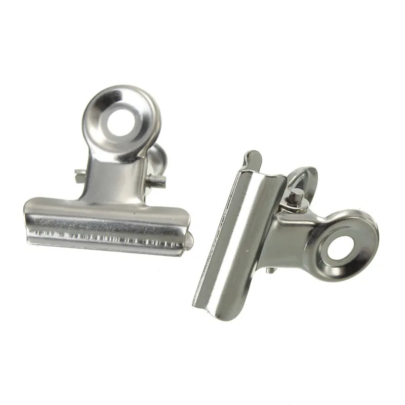 Affordable 10 Pcs Silver Tone  - Binder Clip Assorted recension och pris
