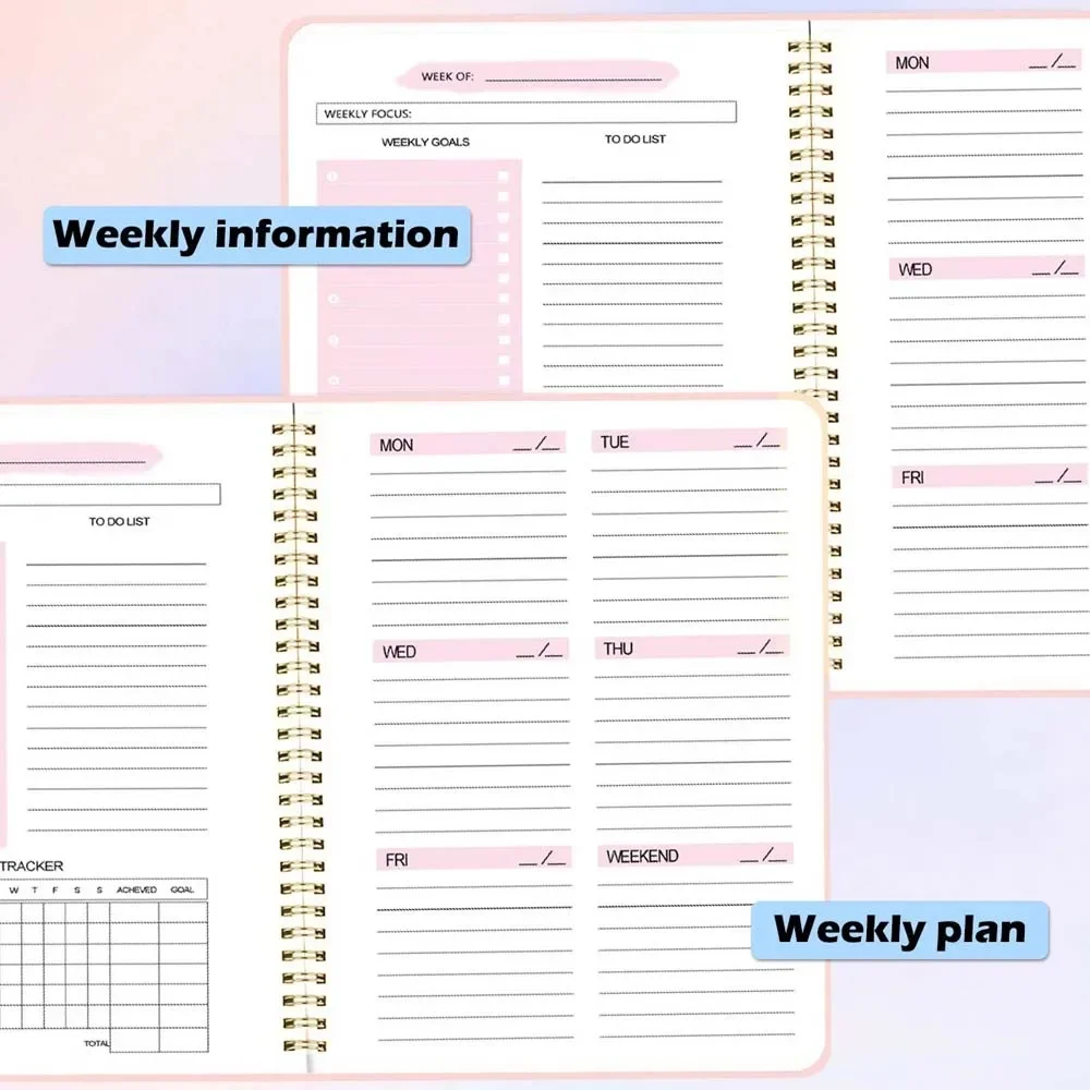 A5 Weekly Planner Coil Daily P - Planner Weekly Budget recension och pris