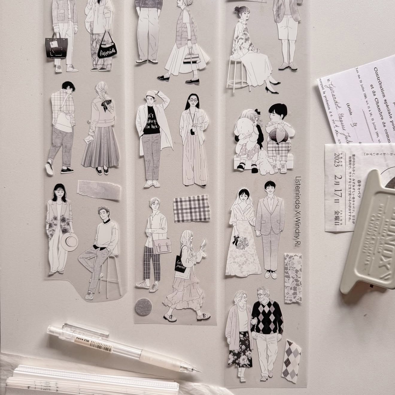 1 Loop Listenida X Windry Mono - Washi Tape Set recension och pris