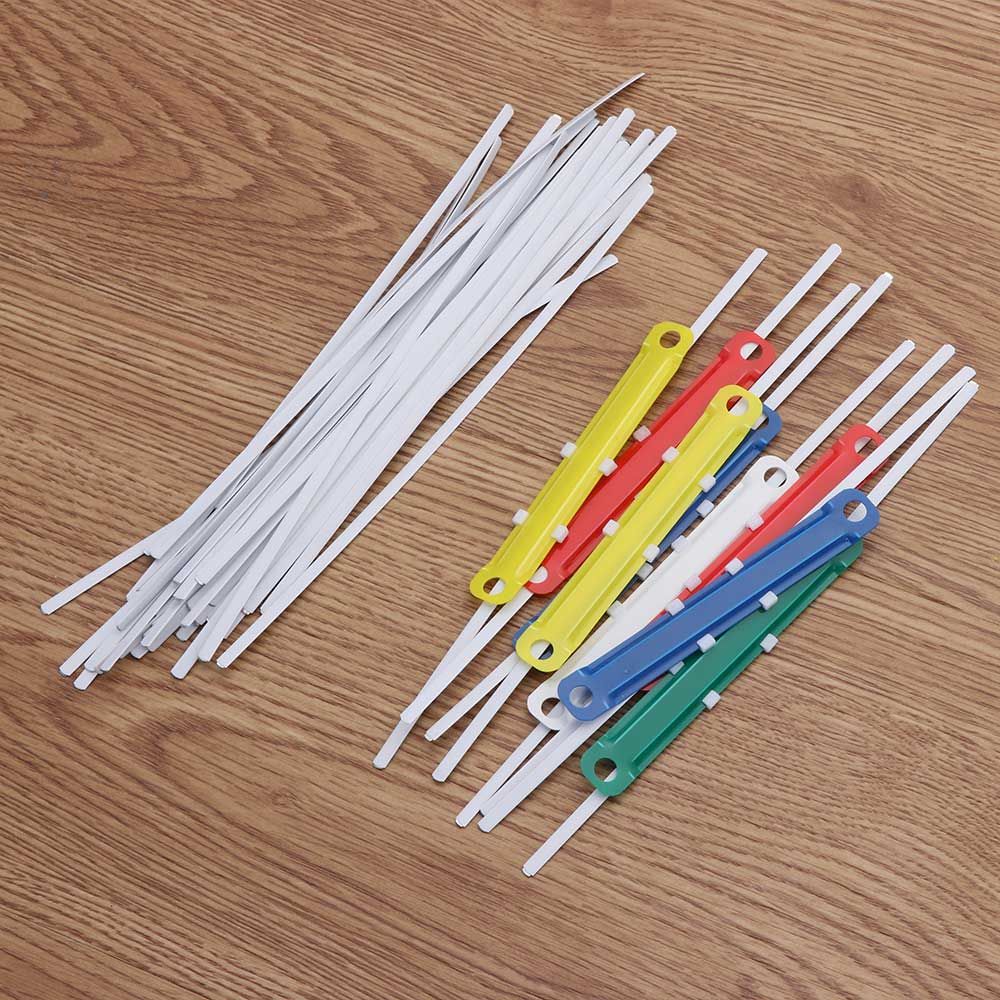 50 PCs/Set File Paper Fastener - Binder Clip Assorted recension och pris