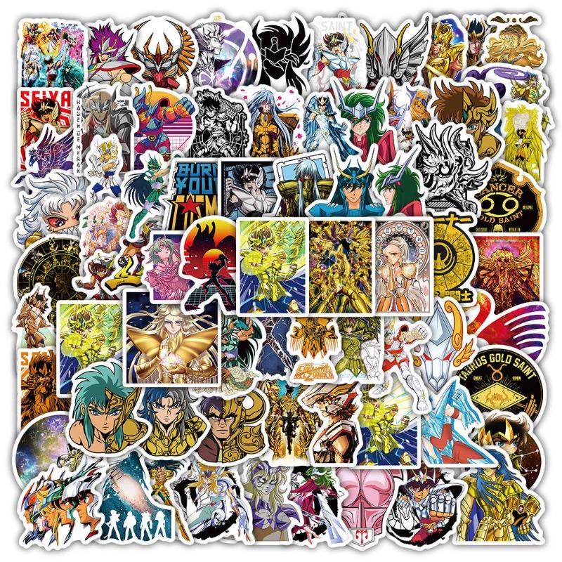 101Pcs Saint Seiya Anime Stick - Stationery Office recension och pris