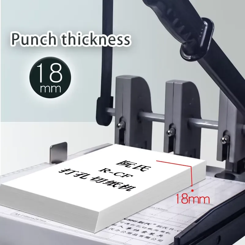 3-Hole Punch with Paper Cutter - Paper Punch 3 Hole recension och pris