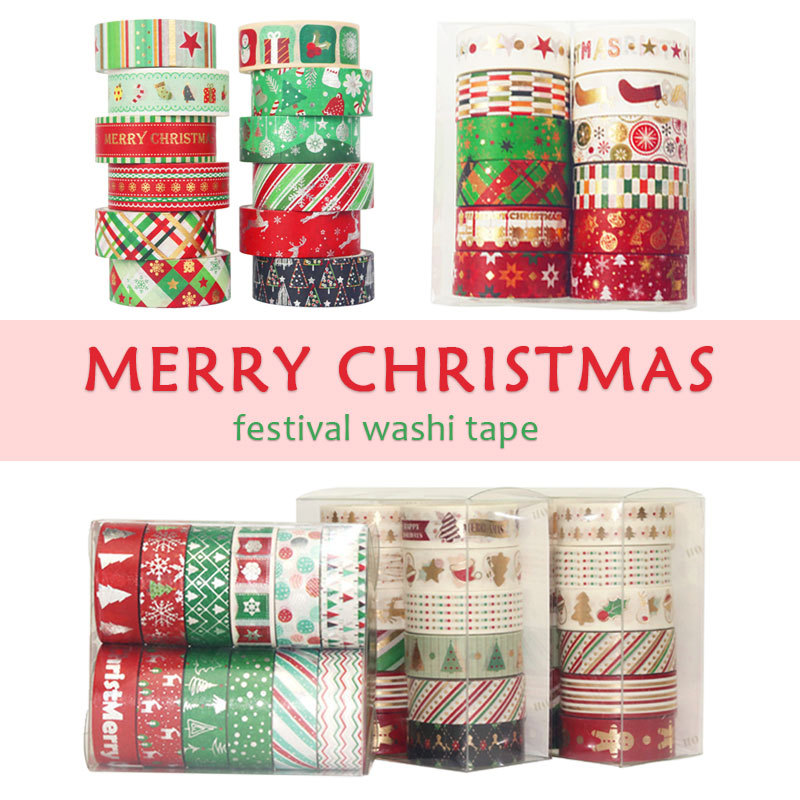 60 Meter Christmas Washi Tapes - Washi Tape Set recension och pris