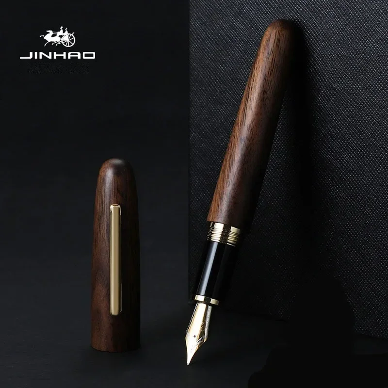Jinhao 9056 Natural Wood Handm - Stationery Supplies Business recension och pris