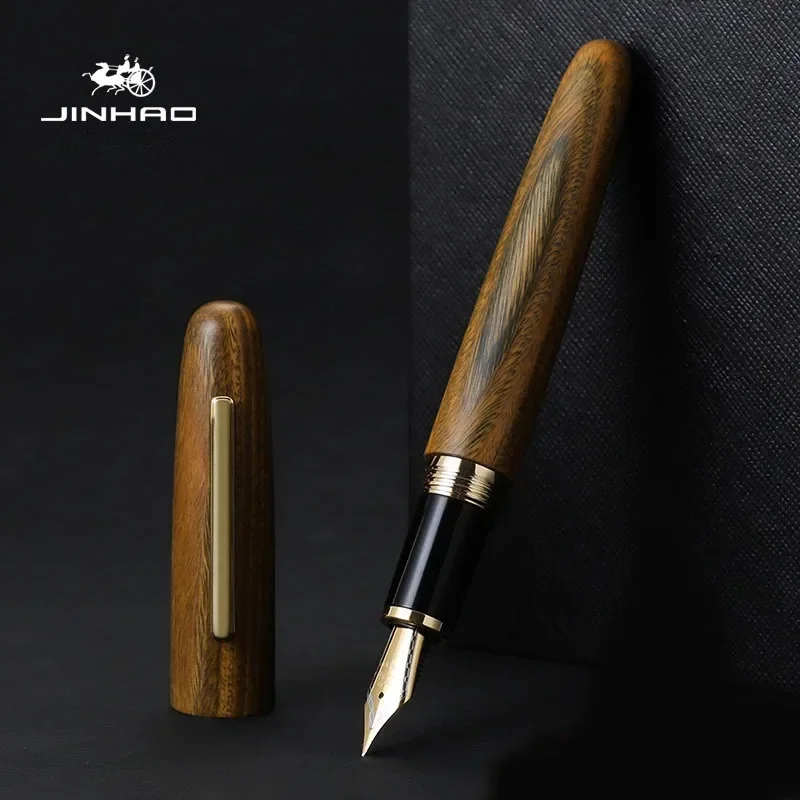 Jinhao 9056 Natural Wood Handm - Stationery Supplies Business recension och pris