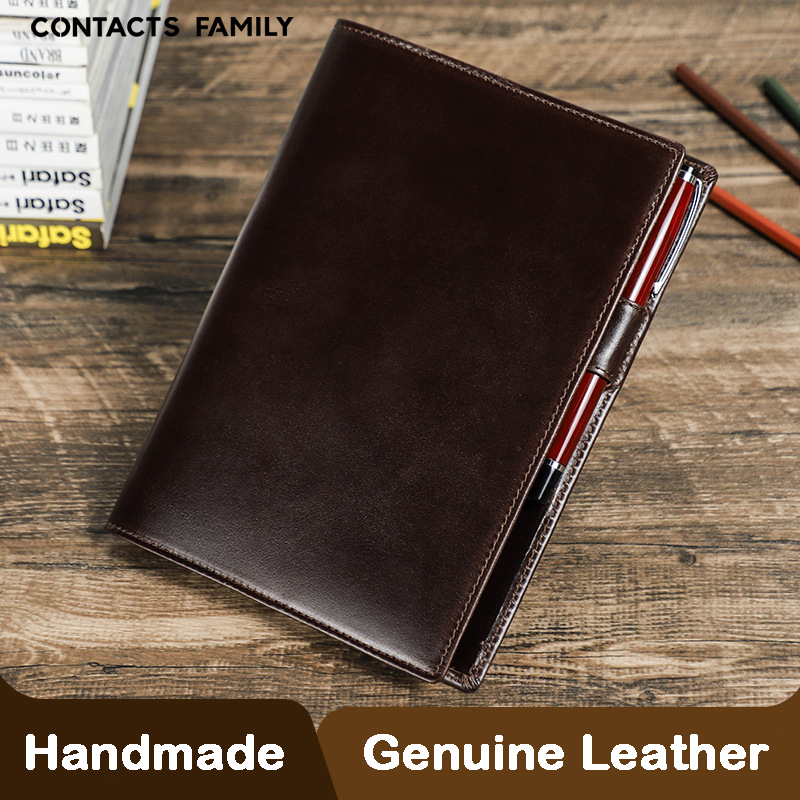 Genuine Leather Handmade A5 La - Stationery Supplies Business recension och pris