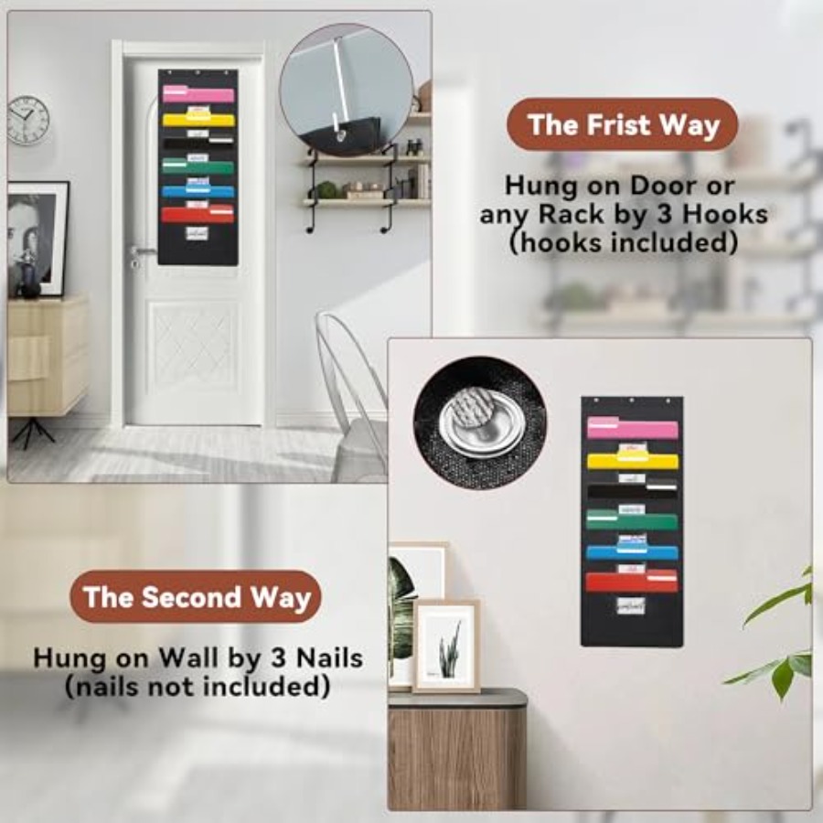 Black Hanging Wall File Organi - File Folder Hanging recension och pris