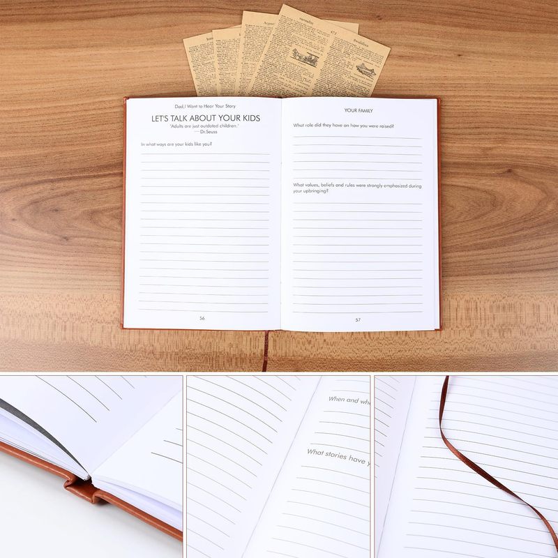 Dad I Want to Hear Your Story  - Journal Leather Hardcover recension och pris