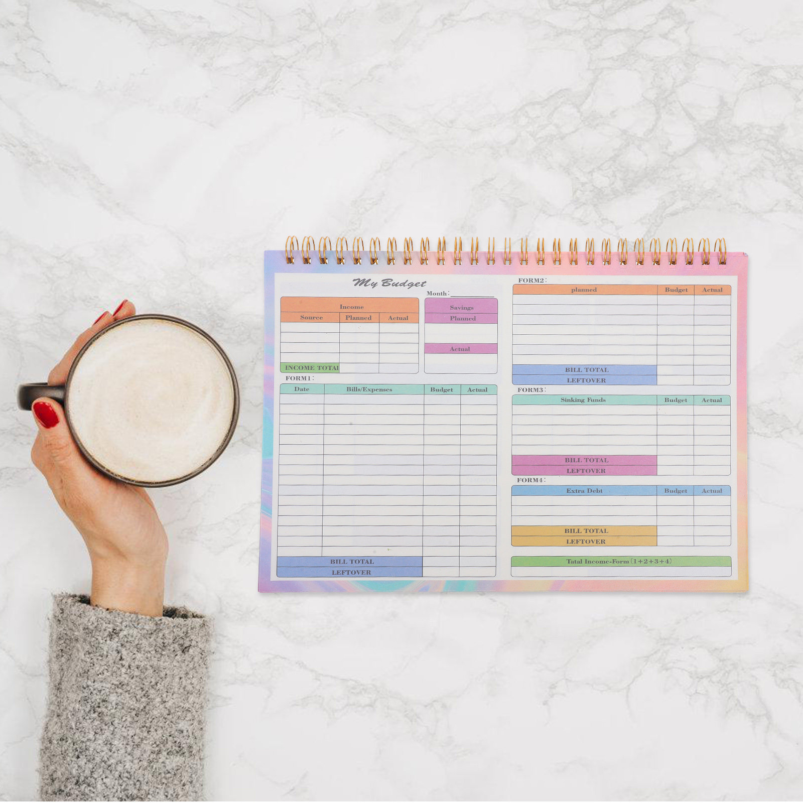 B5 Daily Weekly Financial Ledg - Planner Weekly Budget recension och pris