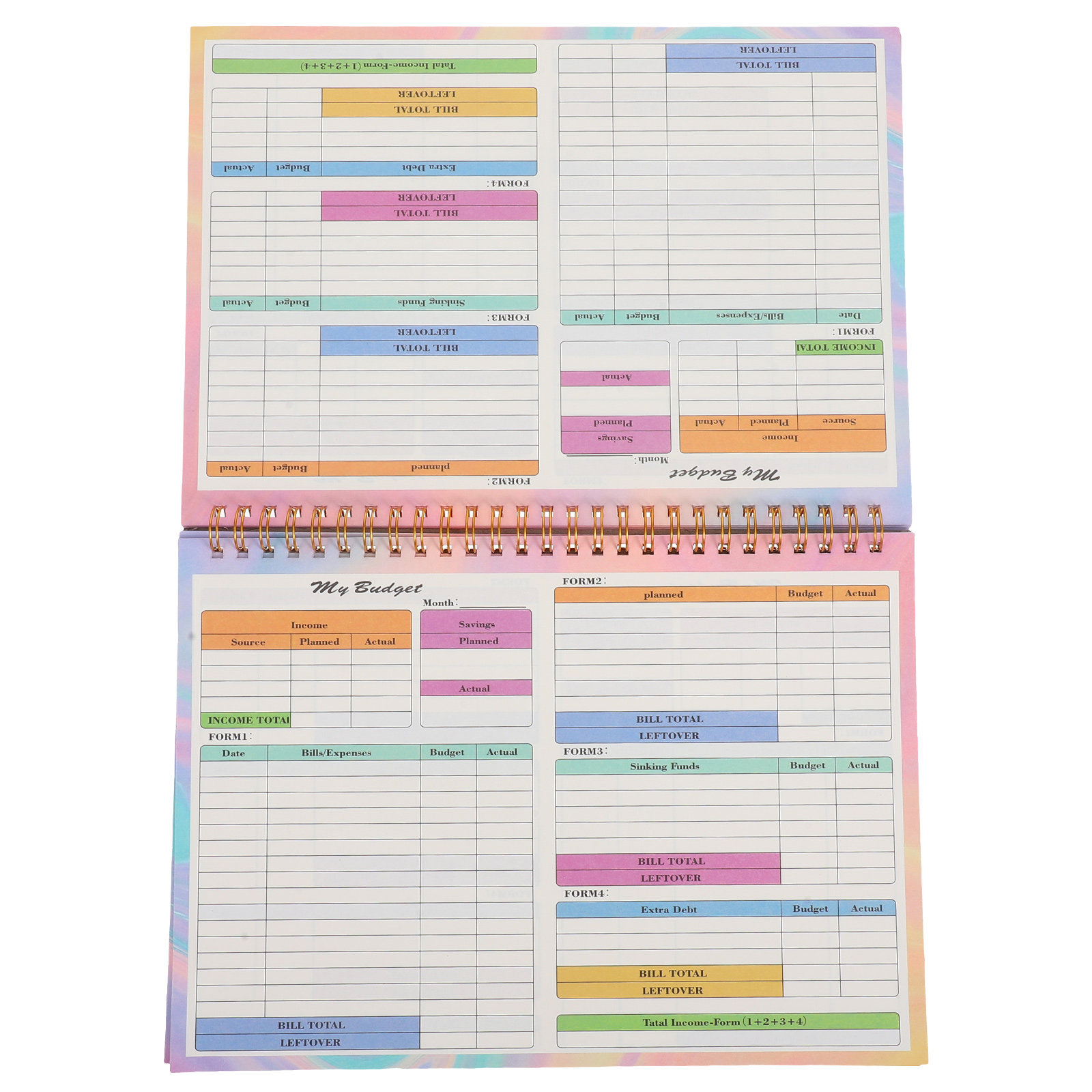 B5 Daily Weekly Financial Ledg - Planner Weekly Budget recension och pris