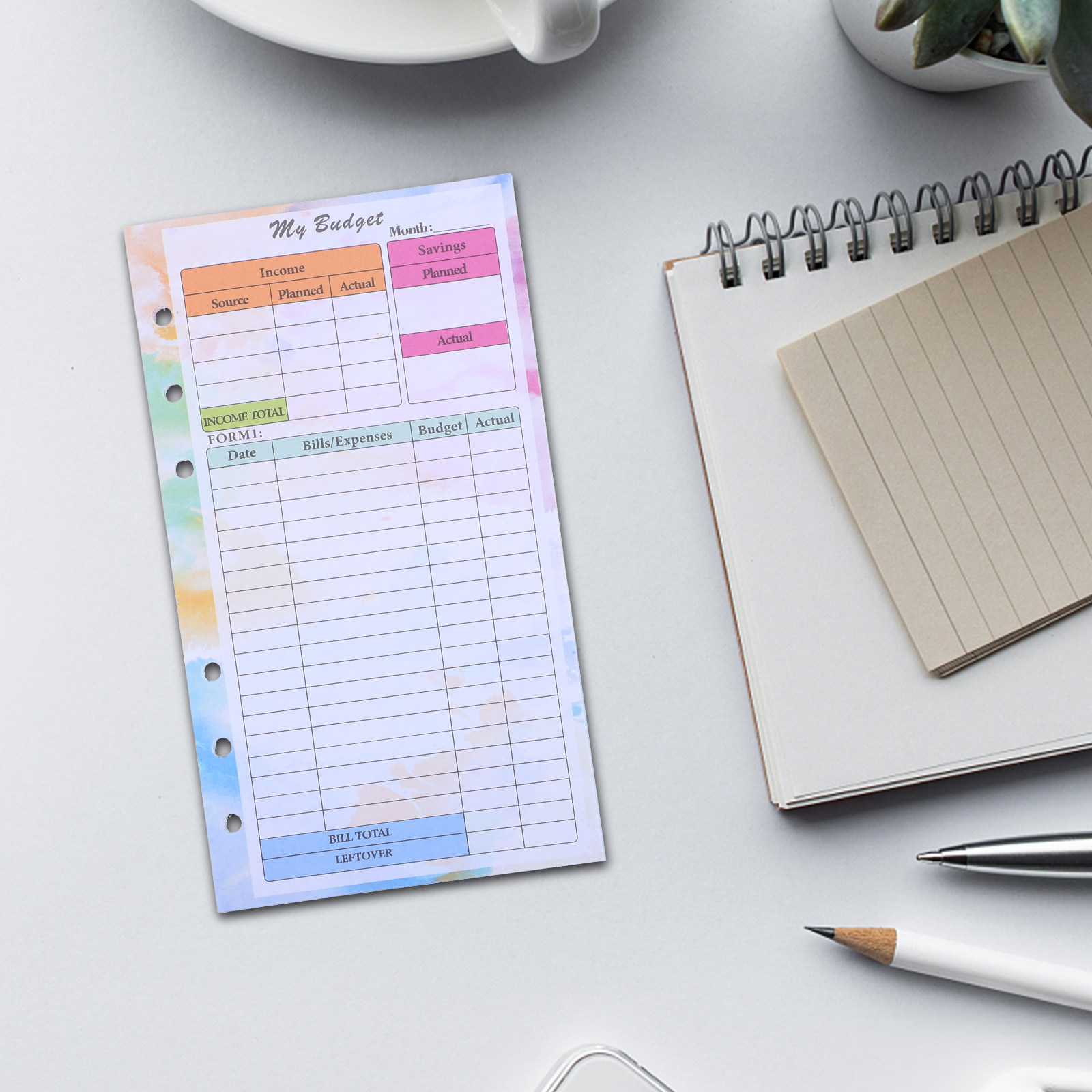 14 Sheets A6 Budget Planner Re - Planner Weekly Budget recension och pris