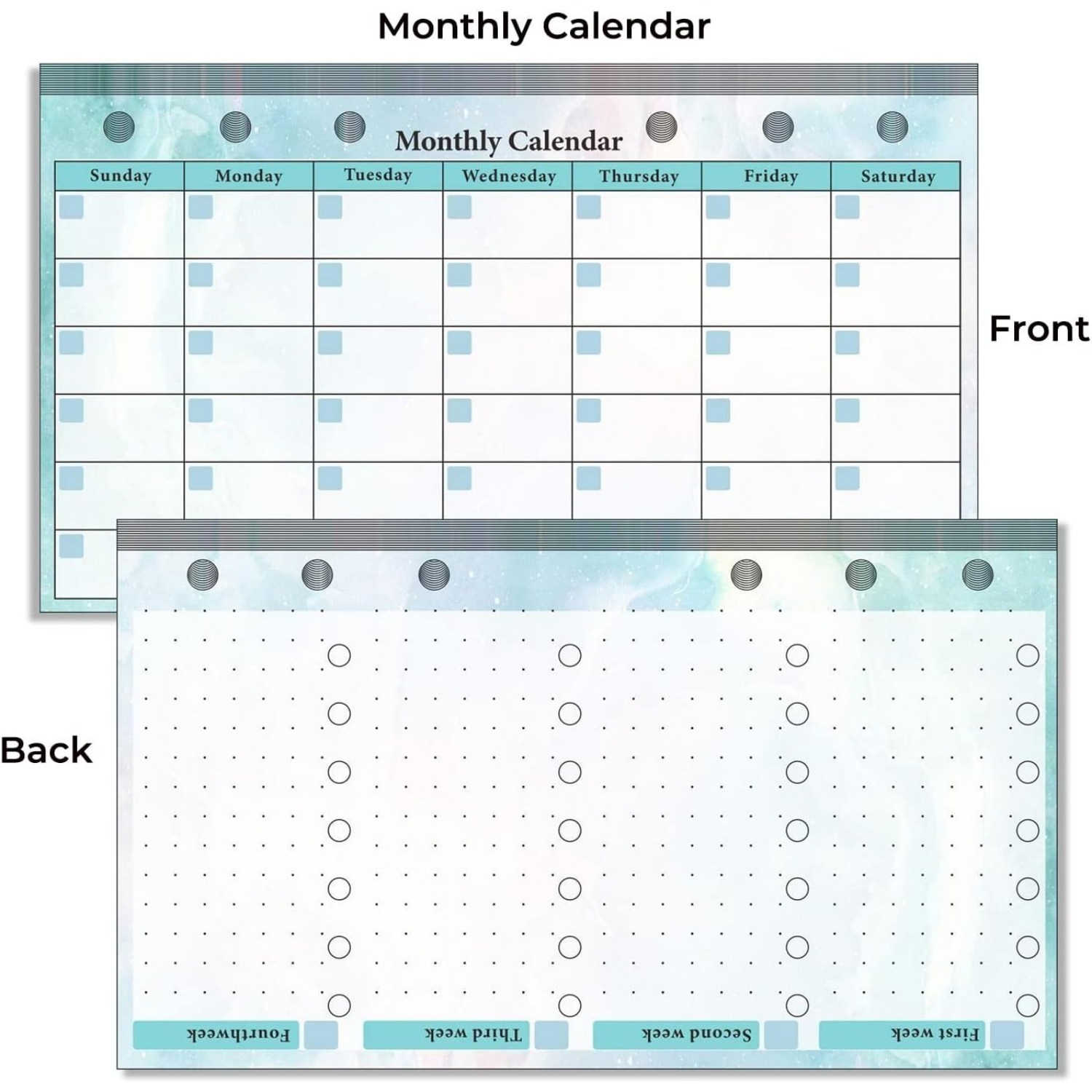 Set of 6-hole A6 binder refill - Planner Weekly Budget recension och pris