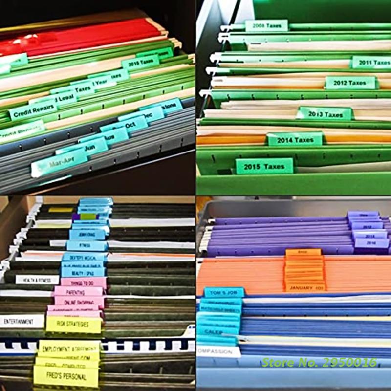 10Pcs Hanging Folder Tabs Inse - File Folder Hanging recension och pris