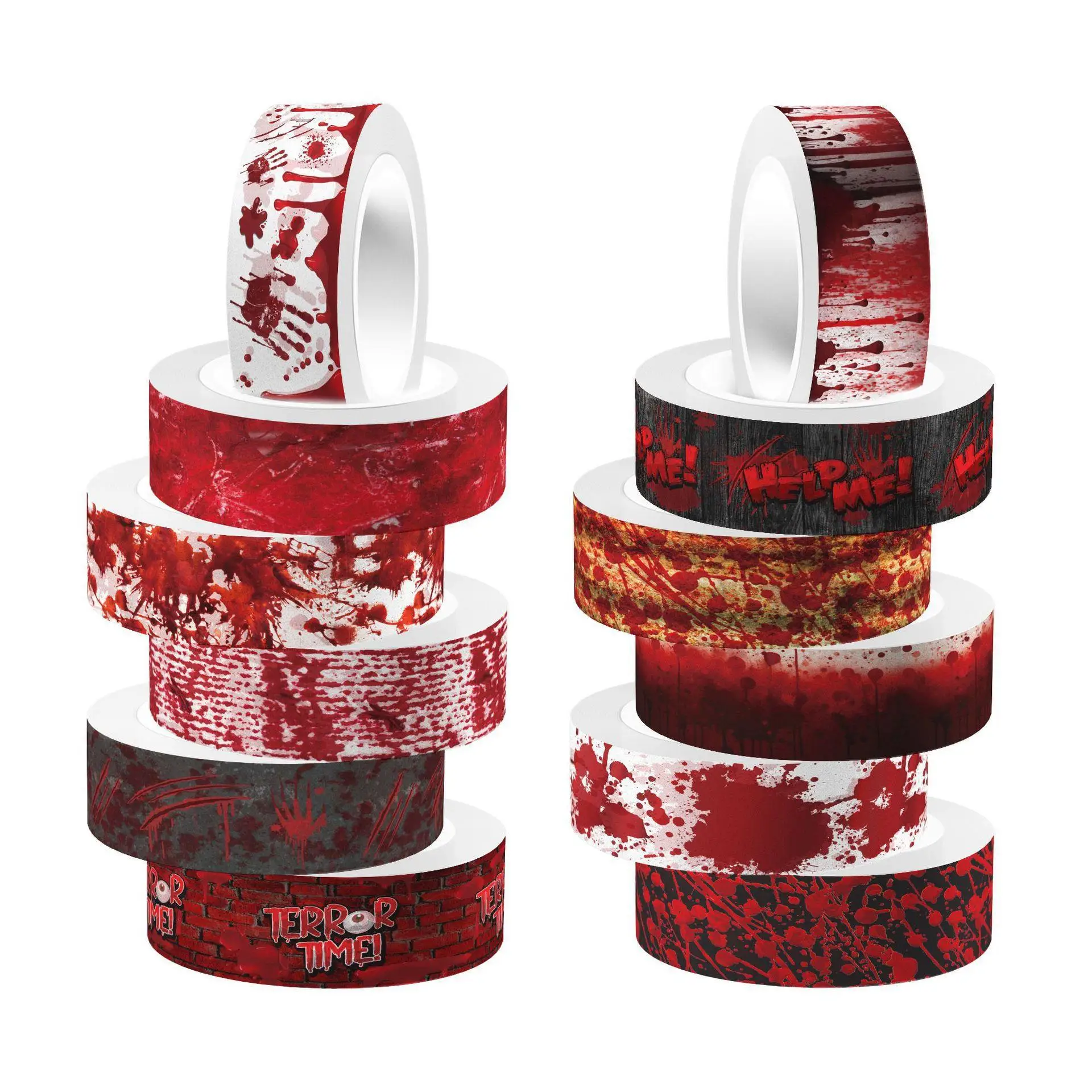 Halloween Bloody Hand Bleeding - Washi Tape Set recension och pris
