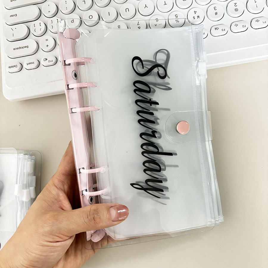 SKYSONIC 1 Set A6 Macarone Bin - Planner Weekly Budget recension och pris