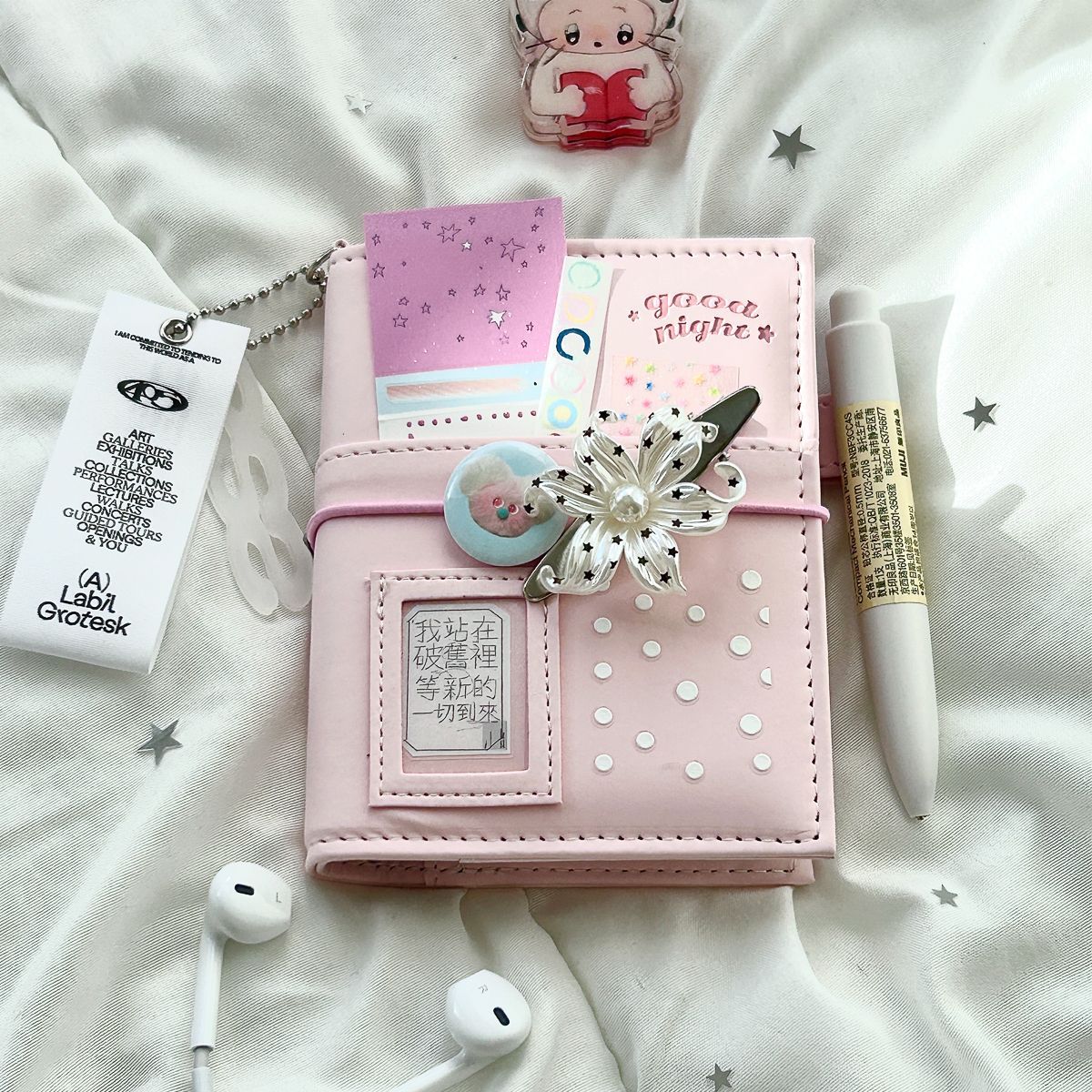 Cute Pink M5 Loose Leaf Hardco - Journal Leather Hardcover recension och pris