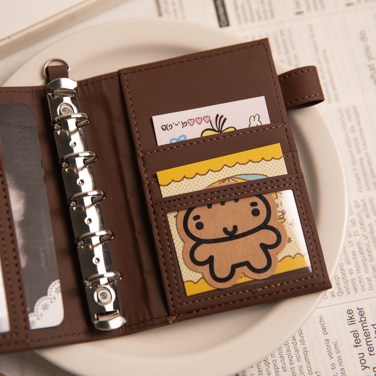 Cute Pink M5 Loose Leaf Hardco - Journal Leather Hardcover recension och pris