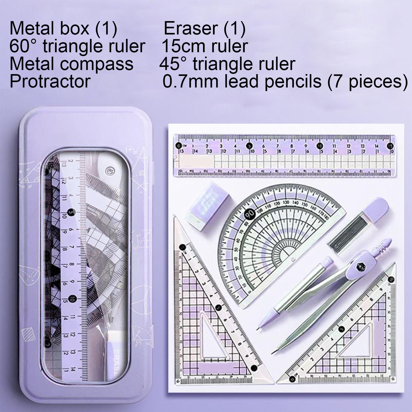 Geometry Set For Students Geom - Compass Geometry Set recension och pris