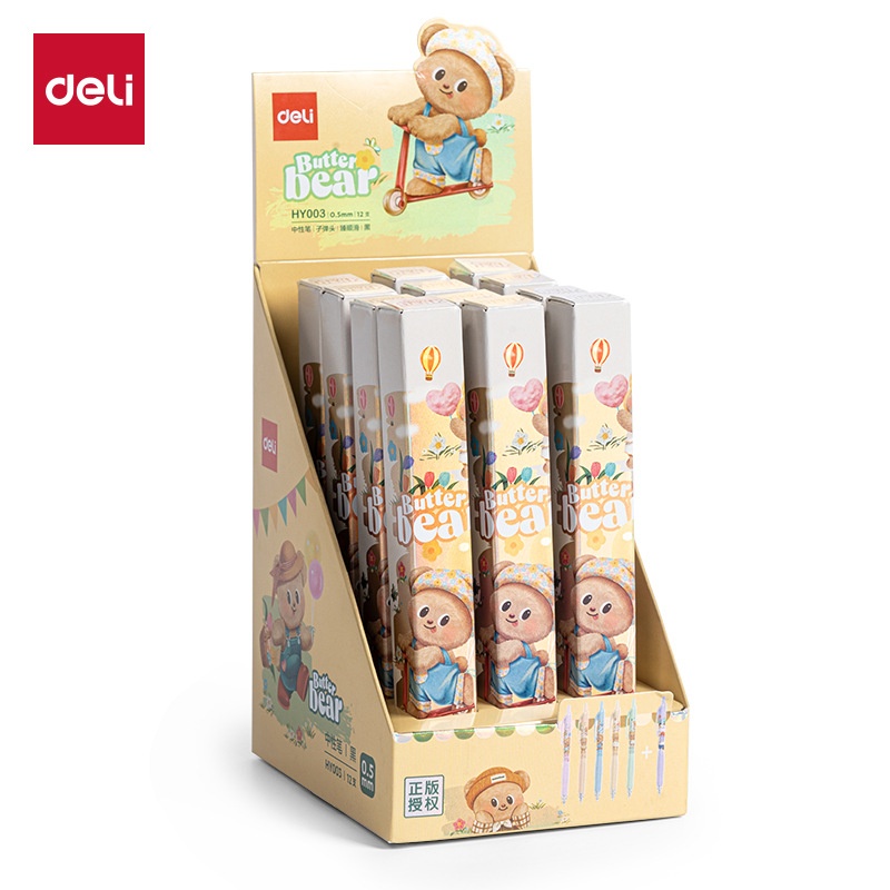 In Stock Deli 12pcs Neutral Pe - Office Supply Office Stationery Items recension och pris