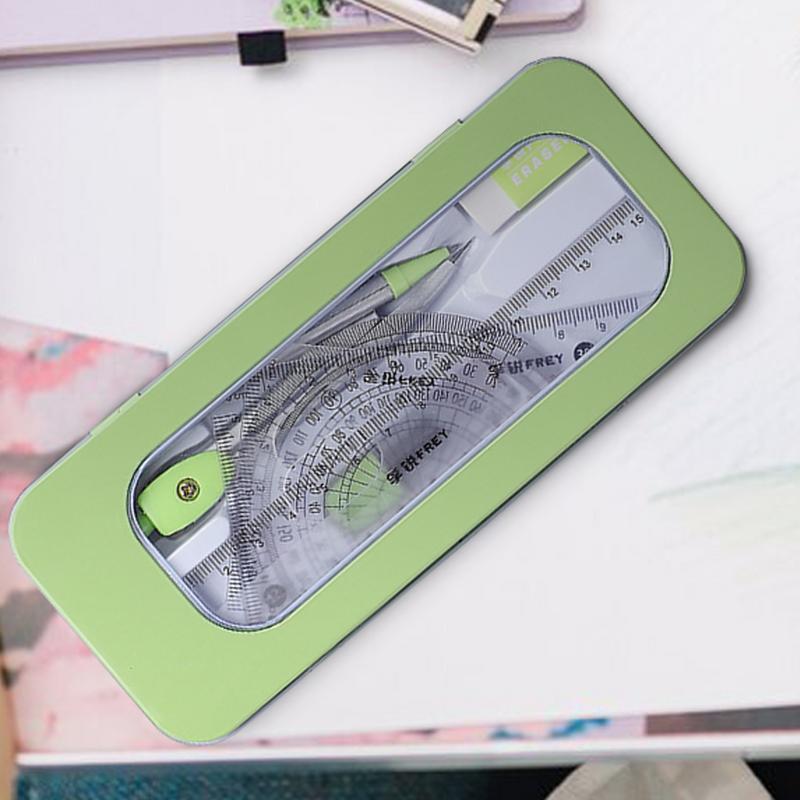 Protractor And Compass Set Mat - Compass Geometry Set recension och pris