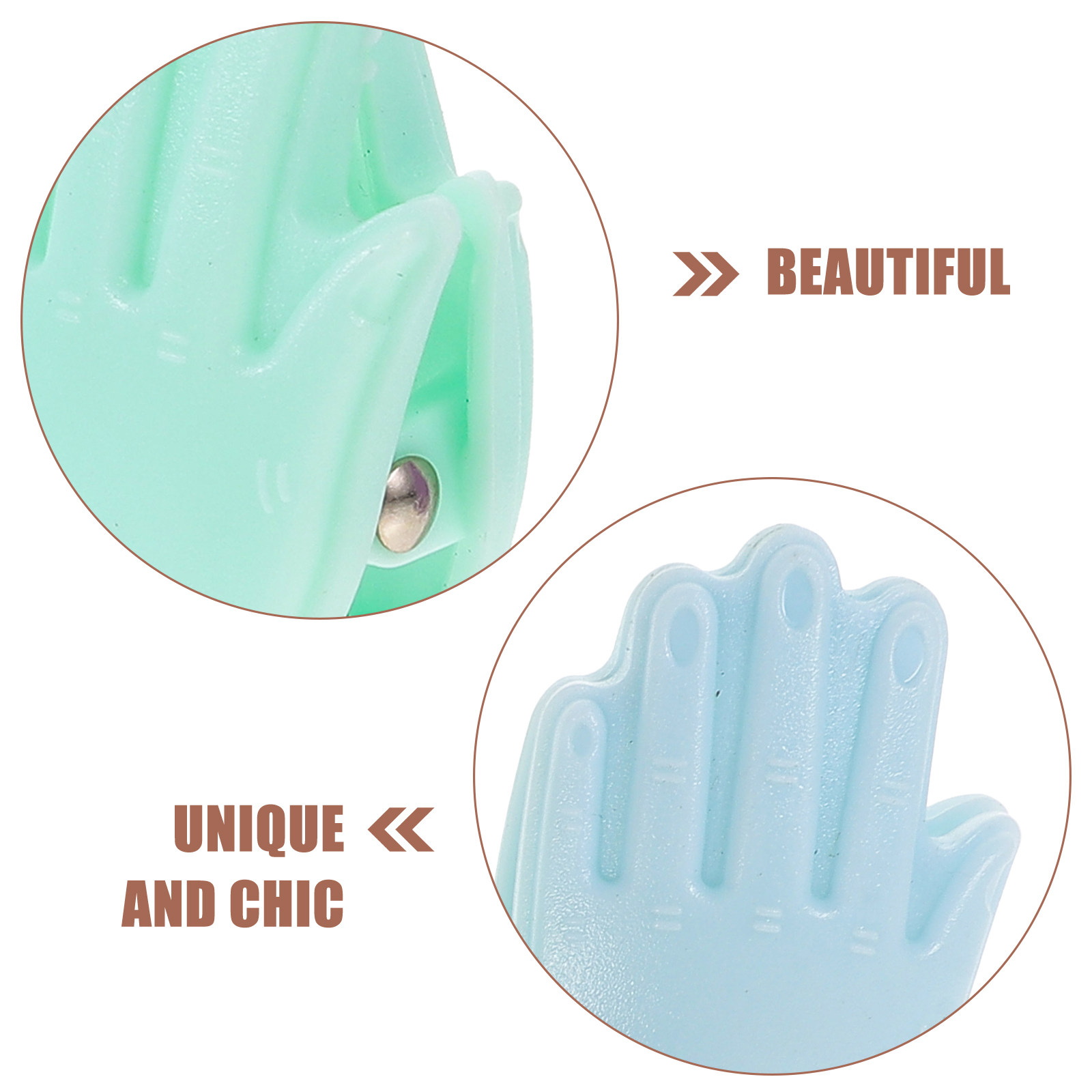 16Pcs Creative Hand Shape Bind - Binder Clip Assorted recension och pris