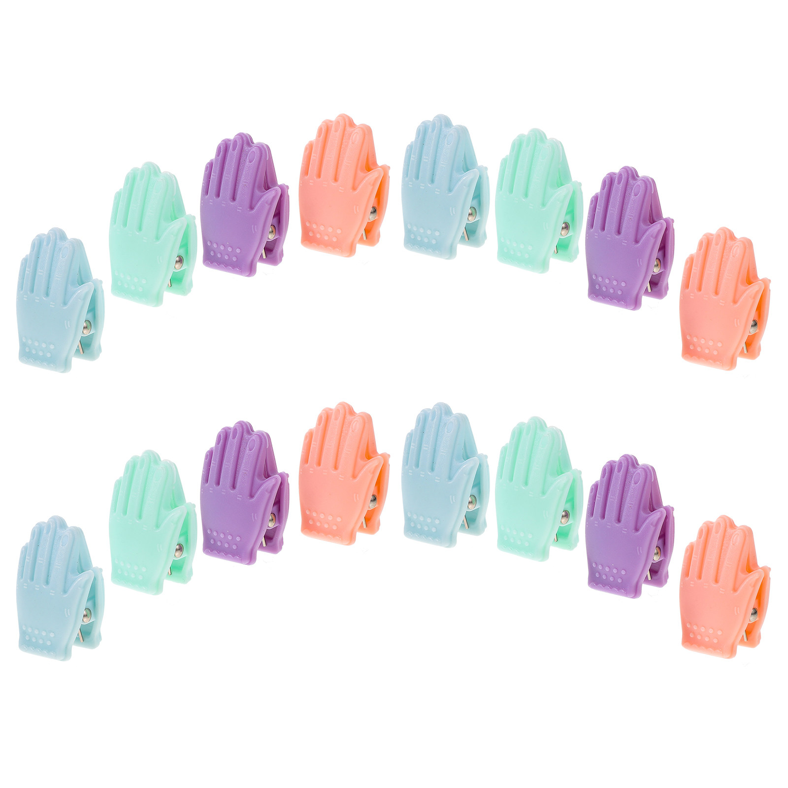 16Pcs Creative Hand Shape Bind - Binder Clip Assorted recension och pris