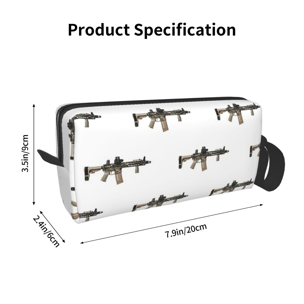AR-15 Tan Camo Gun White Penci - Tan Stationery & Office Supply recension och pris