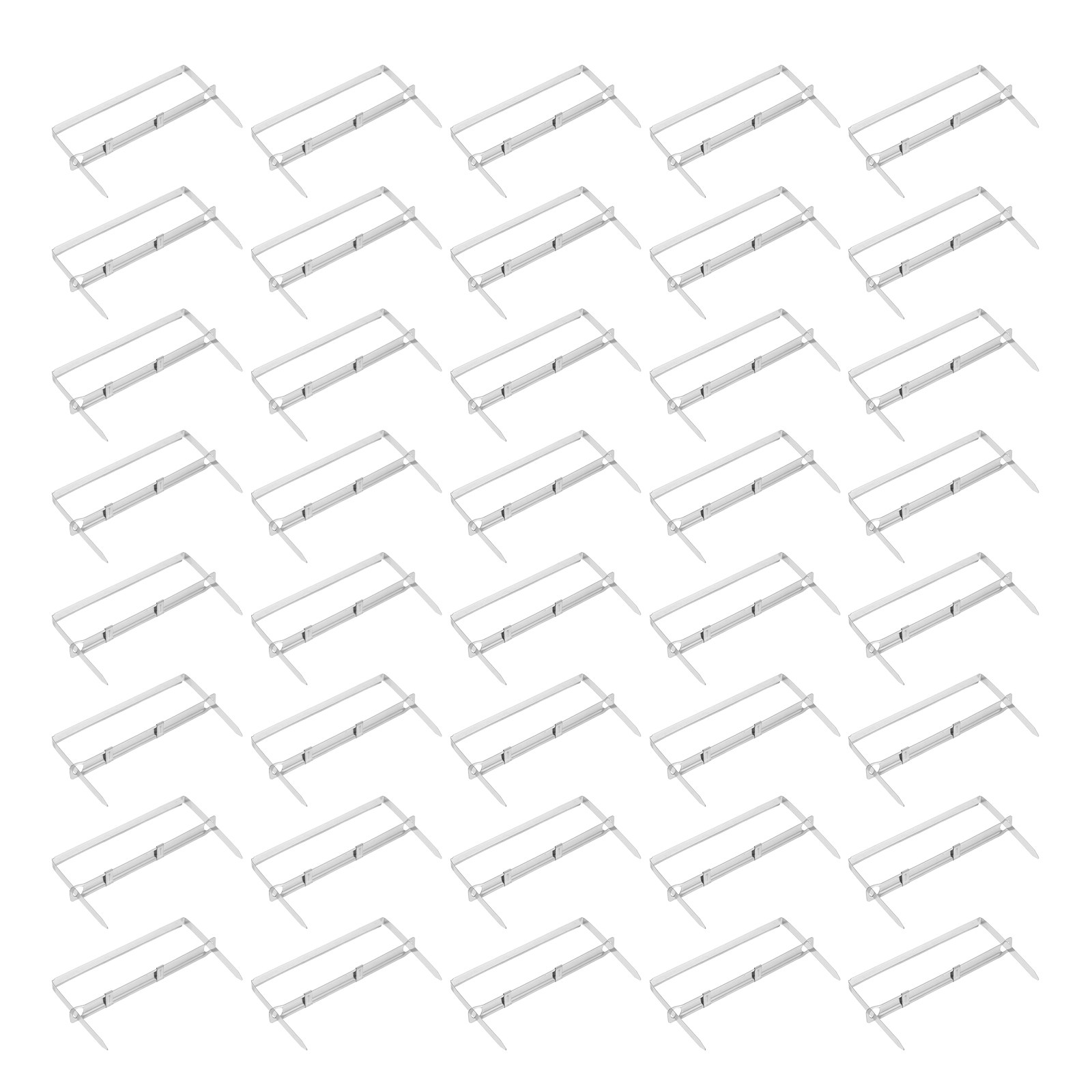 50Pcs 2 Hole Punch Prong Paper - Binder Clip Assorted recension och pris