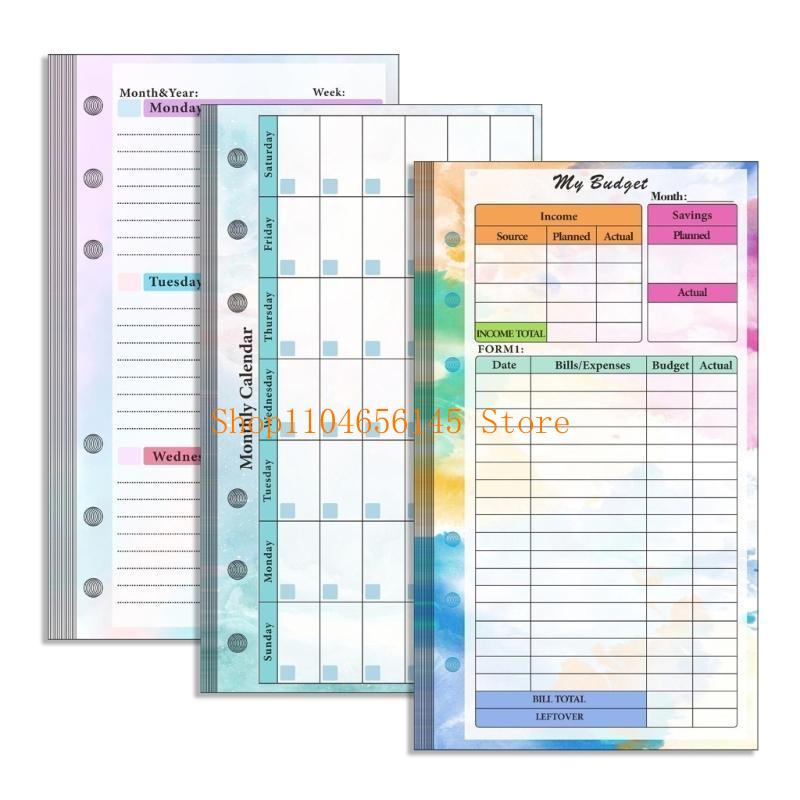 Loose Leaf Refill Paper Lined  - Planner Weekly Budget recension och pris