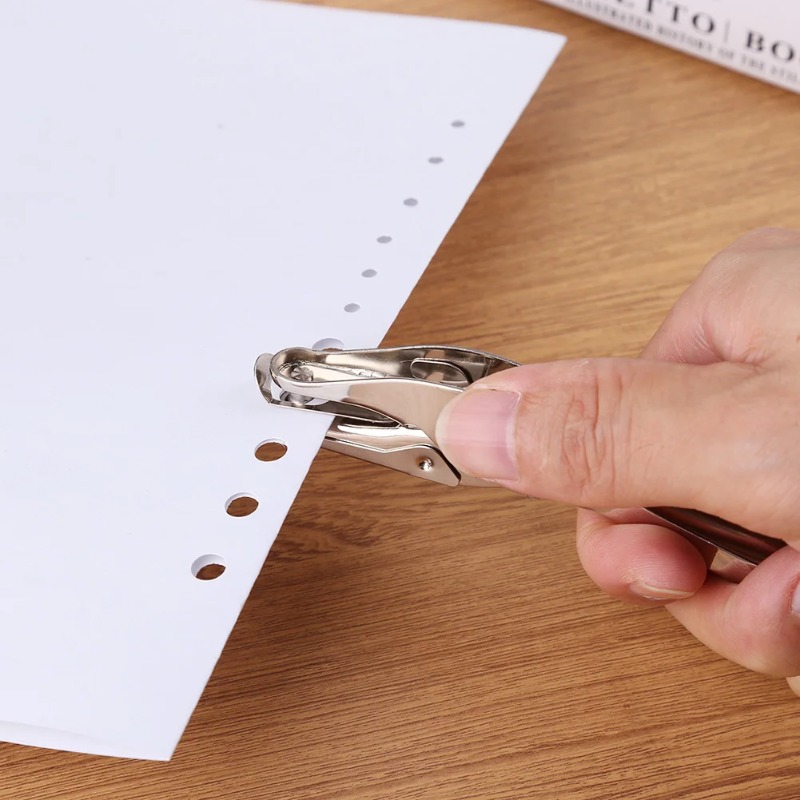 3/6mm Hole Puncher Portable Si - Paper Punch 3 Hole recension och pris