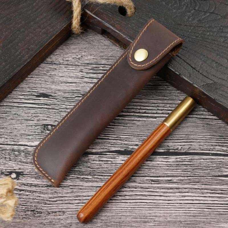 1pc Pen Bag Leather Packaging  - Stationery Supplies Business recension och pris