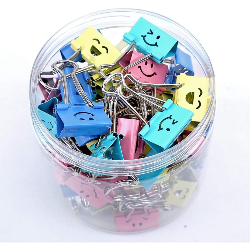 80Pcs Assorted Binder Clips, C - Binder Clip Assorted recension och pris