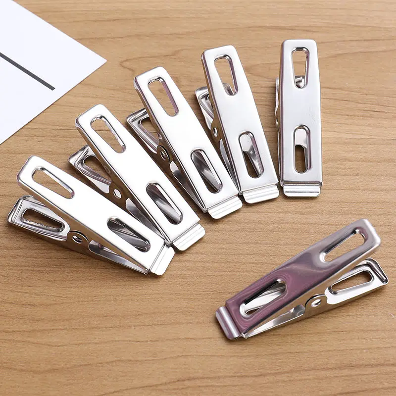 20pcs Stainless Steel Flat Mou - Binder Clip Assorted recension och pris
