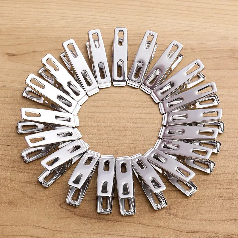 20pcs Stainless Steel Flat Mou - Binder Clip Assorted recension och pris
