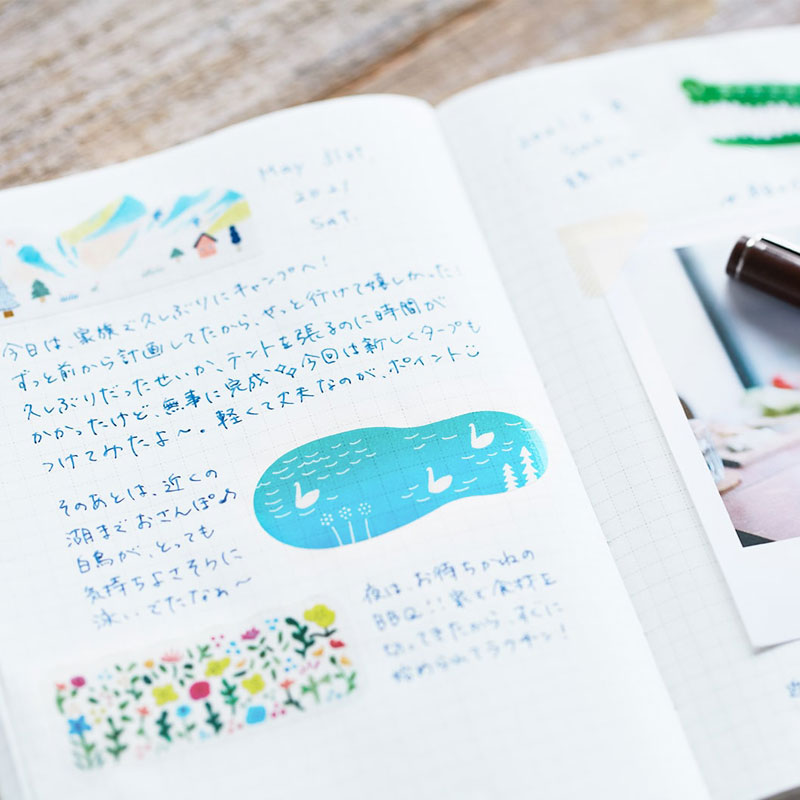 Japan KITTA Small Cute Washi P - Washi Tape Set recension och pris