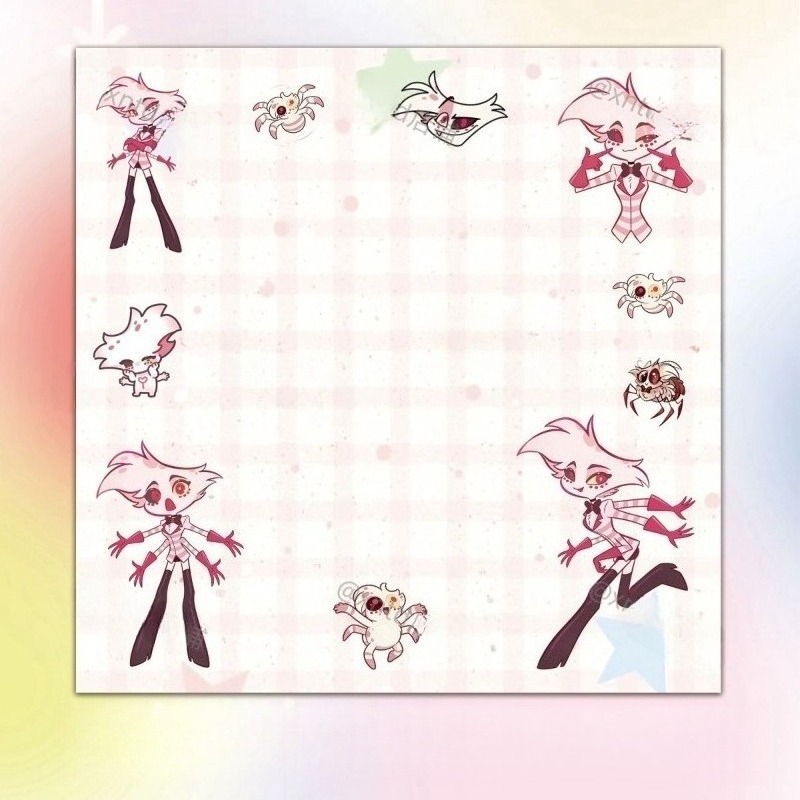 4Pcs Hazbin Hotel Zestial & Al - Stationery Office recension och pris