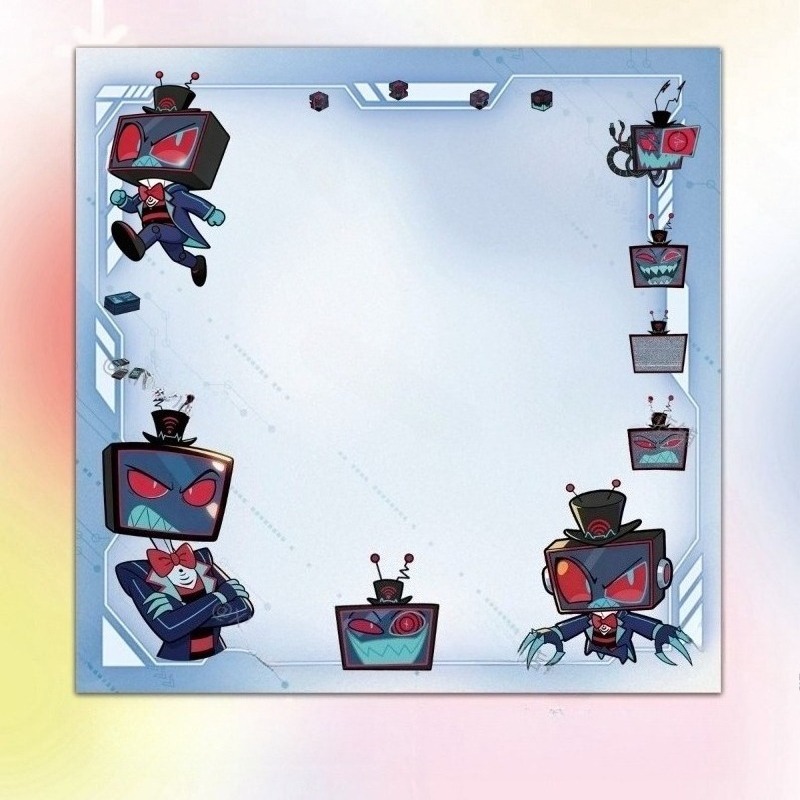 4Pcs Hazbin Hotel Zestial & Al - Stationery Office recension och pris