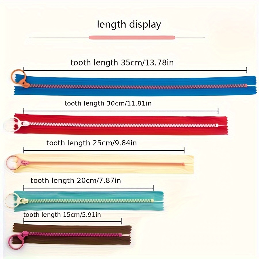10pcs15cm-30cm mixed resin zip - Portfolio Folder Zip recension och pris