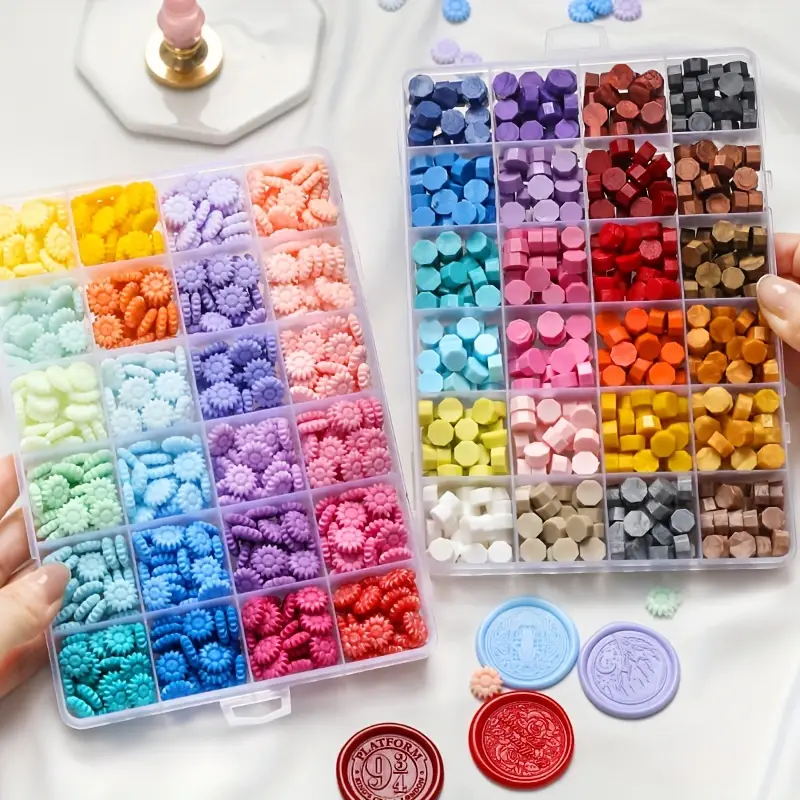600Pcs Box Sealing Wax Beads,  - Wax Seal Stamp Kit recension och pris