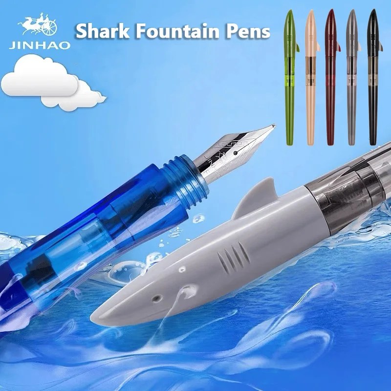 Jinhao Cute Shark Fountain Pen - Stationery Supplies Business recension och pris
