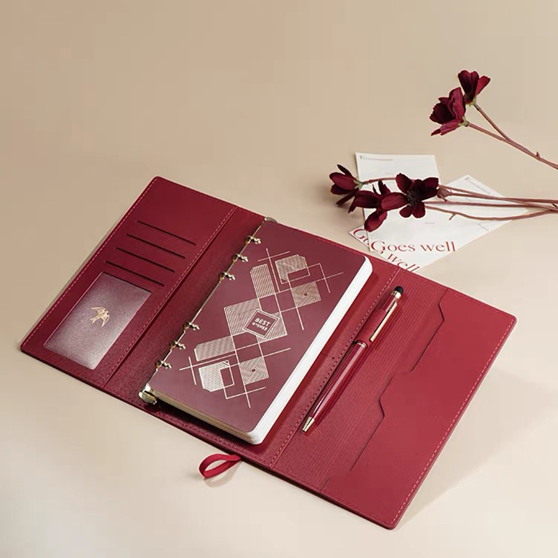 A6 Hardcover Loose-leaf Journa - Journal Leather Hardcover recension och pris