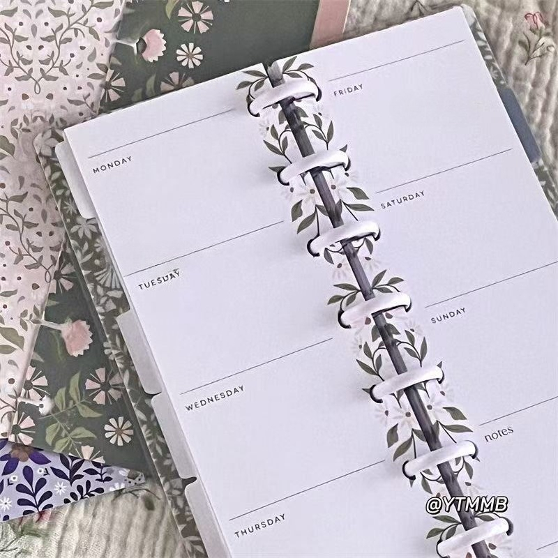 Slim Type Mushroom Hole Loose  - Planner Weekly Budget recension och pris