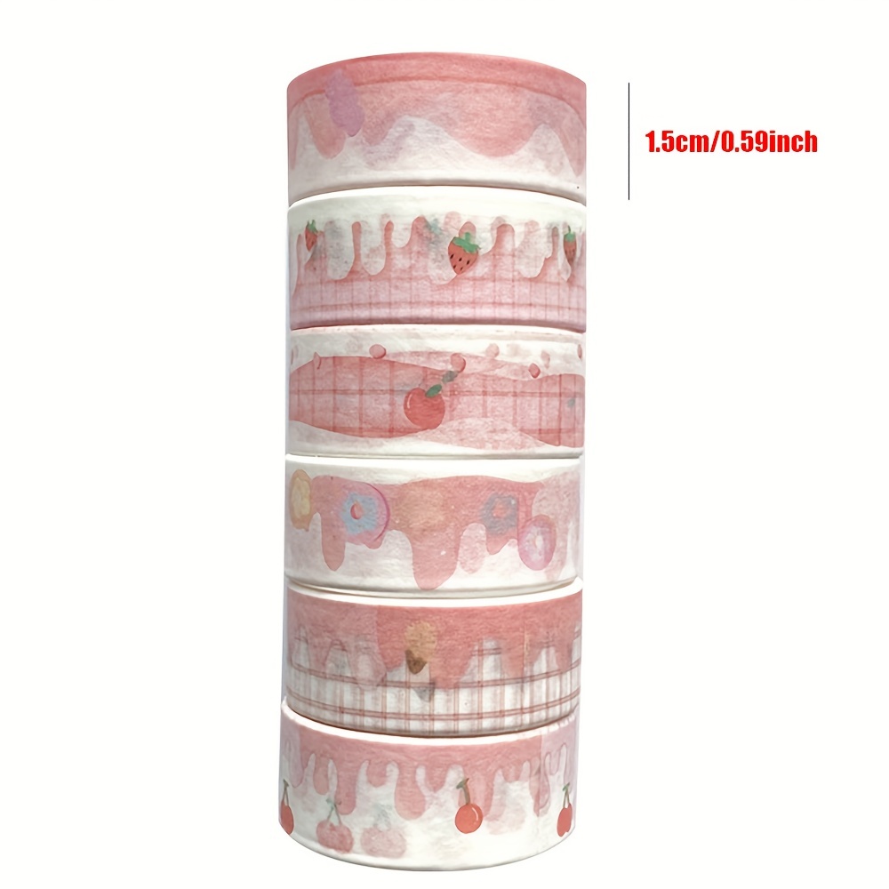 6roll/set Random Color Landsca - Washi Tape Set recension och pris