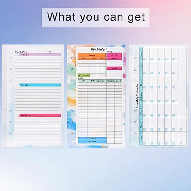 N36R-2 Set A6 Budget Planner R - Planner Weekly Budget recension och pris