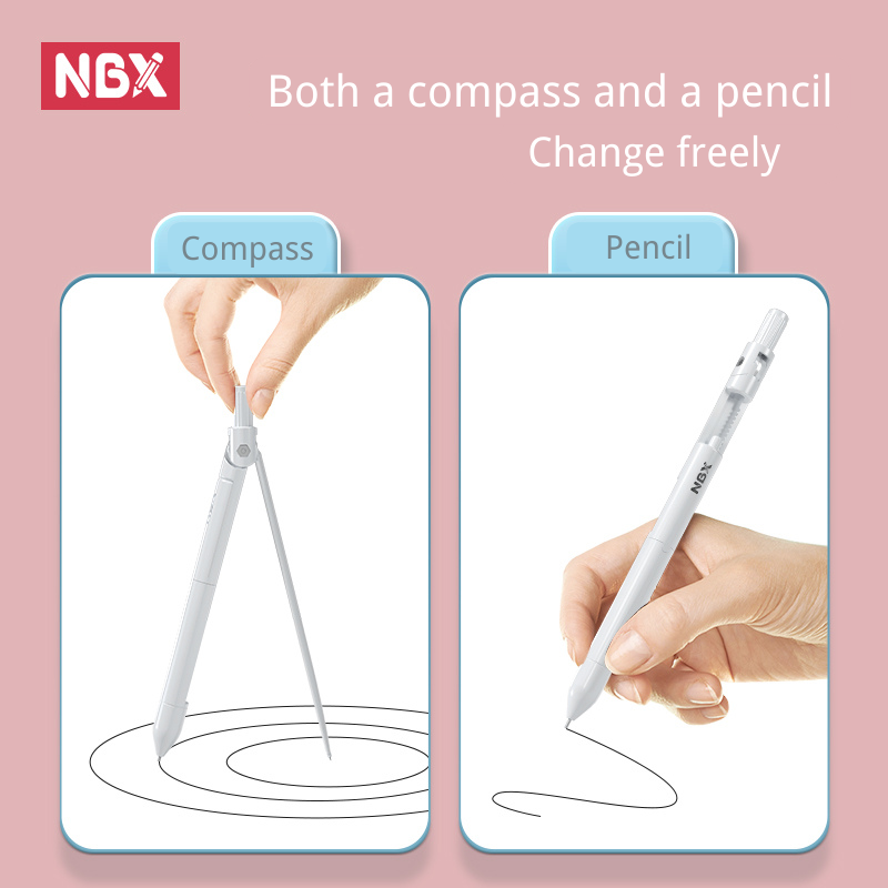 NBX Compass Pencil School Draw - Compass Geometry Set recension och pris