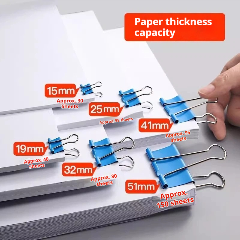 Colored Binder Clips Mixed Col - Binder Clip Assorted recension och pris